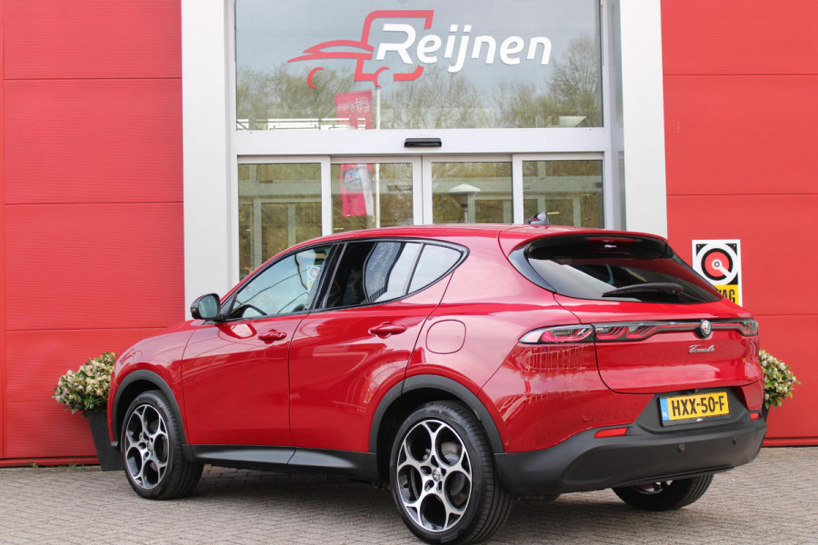 Alfa Romeo Tonale 1.3T PHEV 280pk Edizione Business | HARMAN/KARDON PREMIUM AUDIO | PREMIUM PACK: LEDEREN BEKLEDING/GEVENTILEERDE VOORSTOELEN/4-VOUDIG ELEKTRISCH VERSTELBARE LENDESTEUN VOORSTOELEN | WINTERPACK: STOEL/STUUR VERWARMING | TECHNOLOGY PACK: PARKEERWAARSCHUWING VOOR EN ACHTER/360° CAMERA/AUTOMATISCH INPARKEREN/ AUTONOMOUS DRIVING LEVEL 2: ADAPTIVE CRUISE CONTROL/LANE CENTERING ASSIST/TRAFFIC JAM ASSIST DODEHOEK DETECTIE AUTOMATISCH DIMMENDE BUITENSPIEGELS | DRAADLOZE TELEFOONLADER | FULL LED MATRIX KOPLAMPEN | DUAL STAGE VALVE: ACTIEVE DEMPING | KEYLESS ENTRY/START | 1MM 19''