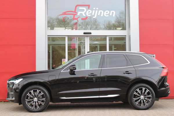 Volvo XC60 2.0 T6 340PK PHEV AWD INSCRIPTION EXCLUSIVE | PANORAMA SCHUIF/KANTEL DAK | LEDEREN BEKLEDING "MORITZ" MET COMFORT STOELEN | HARMAN KARDON AUDIO SYSTEEM | ELEKTRISCH WEGKLAPBARE TREKHAAK | ACHTERUITRIJ CAMERA | PARKEERSENSOREN VOOR + ACHTER | 19" "5-MULTISPAAKS BLACK DIAMONT CUT INSCRIPTION | NAVIGATIESYSTEEM OP BASIS VAN GOOGLE MAPS | APPLE CARPLAY/ANDROID AUTO | KEYLESS ENTRY/START | STANDVERWARMING | ELEKTRISCH BEDIENBARE ACHTERKLEP | INTELLSAFE ASSIST (O.A. ADAPTIVE CRUISE CONTROL MET PILOT ASSIST) | ELEKTRISCH VERSTELBARE BESTUURDERSSTOEL MET GEHEUGENFUNCTIE EN ZIT