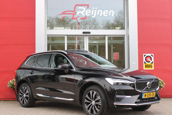 Volvo XC60 2.0 T6 340PK PHEV AWD INSCRIPTION EXCLUSIVE | PANORAMA SCHUIF/KANTEL DAK | LEDEREN BEKLEDING "MORITZ" MET COMFORT STOELEN | HARMAN KARDON AUDIO SYSTEEM | ELEKTRISCH WEGKLAPBARE TREKHAAK | ACHTERUITRIJ CAMERA | PARKEERSENSOREN VOOR + ACHTER | 19" "5-MULTISPAAKS BLACK DIAMONT CUT INSCRIPTION | NAVIGATIESYSTEEM OP BASIS VAN GOOGLE MAPS | APPLE CARPLAY/ANDROID AUTO | KEYLESS ENTRY/START | STANDVERWARMING | ELEKTRISCH BEDIENBARE ACHTERKLEP | INTELLSAFE ASSIST (O.A. ADAPTIVE CRUISE CONTROL MET PILOT ASSIST) | ELEKTRISCH VERSTELBARE BESTUURDERSSTOEL MET GEHEUGENFUNCTIE EN ZIT