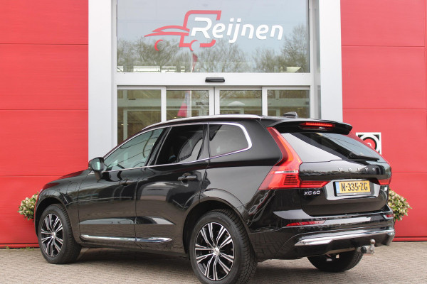 Volvo XC60 2.0 T6 340PK PHEV AWD INSCRIPTION EXCLUSIVE | PANORAMA SCHUIF/KANTEL DAK | LEDEREN BEKLEDING "MORITZ" MET COMFORT STOELEN | HARMAN KARDON AUDIO SYSTEEM | ELEKTRISCH WEGKLAPBARE TREKHAAK | ACHTERUITRIJ CAMERA | PARKEERSENSOREN VOOR + ACHTER | 19" "5-MULTISPAAKS BLACK DIAMONT CUT INSCRIPTION | NAVIGATIESYSTEEM OP BASIS VAN GOOGLE MAPS | APPLE CARPLAY/ANDROID AUTO | KEYLESS ENTRY/START | STANDVERWARMING | ELEKTRISCH BEDIENBARE ACHTERKLEP | INTELLSAFE ASSIST (O.A. ADAPTIVE CRUISE CONTROL MET PILOT ASSIST) | ELEKTRISCH VERSTELBARE BESTUURDERSSTOEL MET GEHEUGENFUNCTIE EN ZIT
