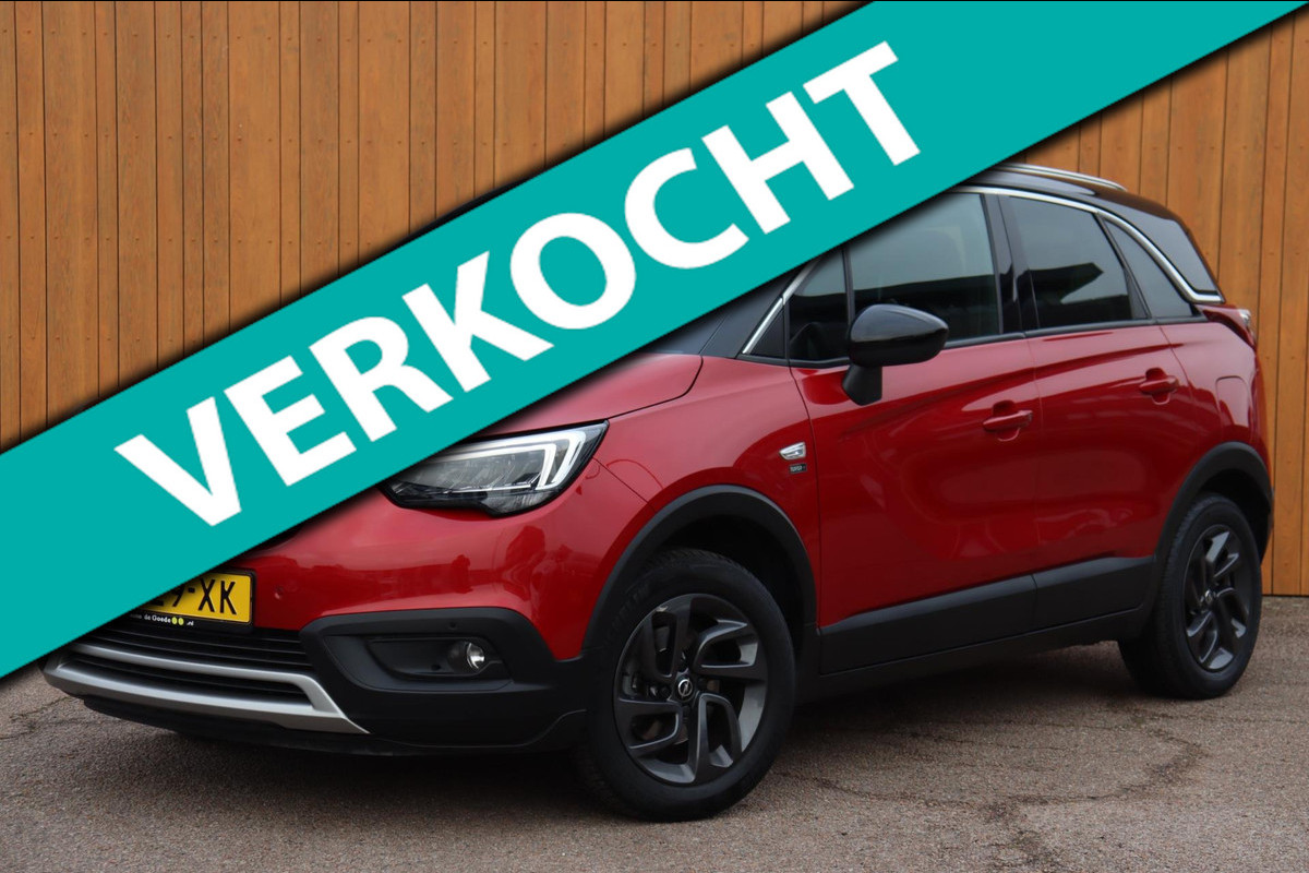 Opel Crossland X 1.2 Turbo Edition 2020 org.NL a.camera zwart met.dak