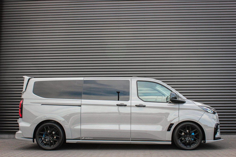 Ford Transit Custom 320 2.0 TDCI L2H1 MSRT DC DUBBEL CABINE MEGA LAGE BIJTELLING / KUIPSTOELEN / DIRECT RIJDEN / NAVIGATIE /GREY