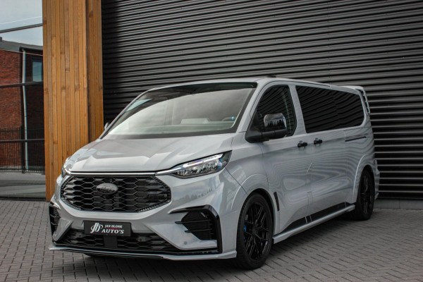 Ford Transit Custom 320 2.0 TDCI L2H1 MSRT DC DUBBEL CABINE MEGA LAGE BIJTELLING / KUIPSTOELEN / DIRECT RIJDEN / NAVIGATIE /GREY