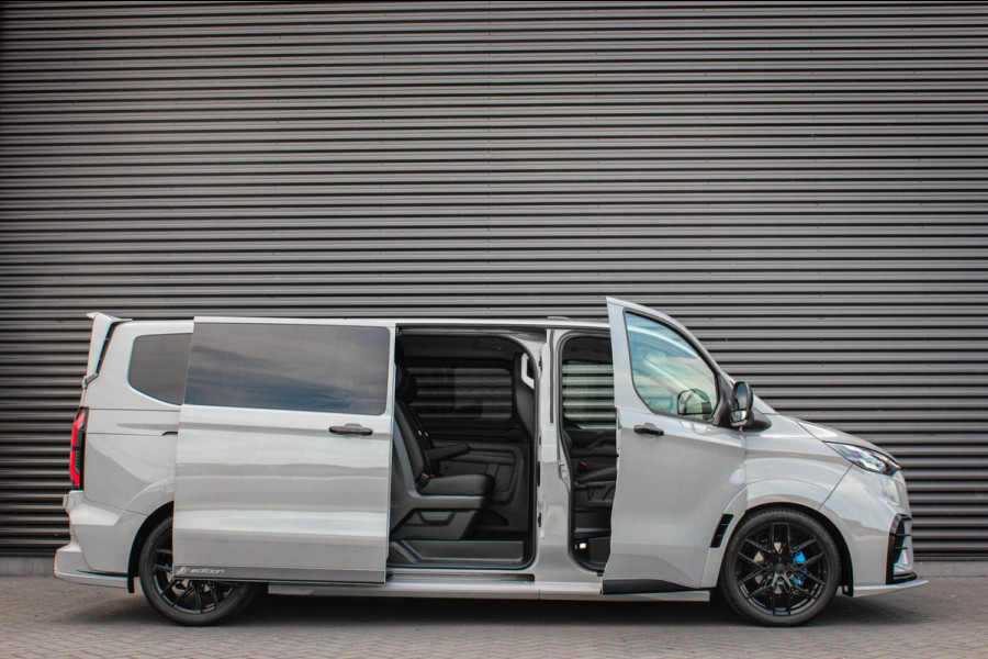 Ford Transit Custom 320 2.0 TDCI L2H1 MSRT DC DUBBEL CABINE MEGA LAGE BIJTELLING / KUIPSTOELEN / DIRECT RIJDEN / NAVIGATIE /GREY
