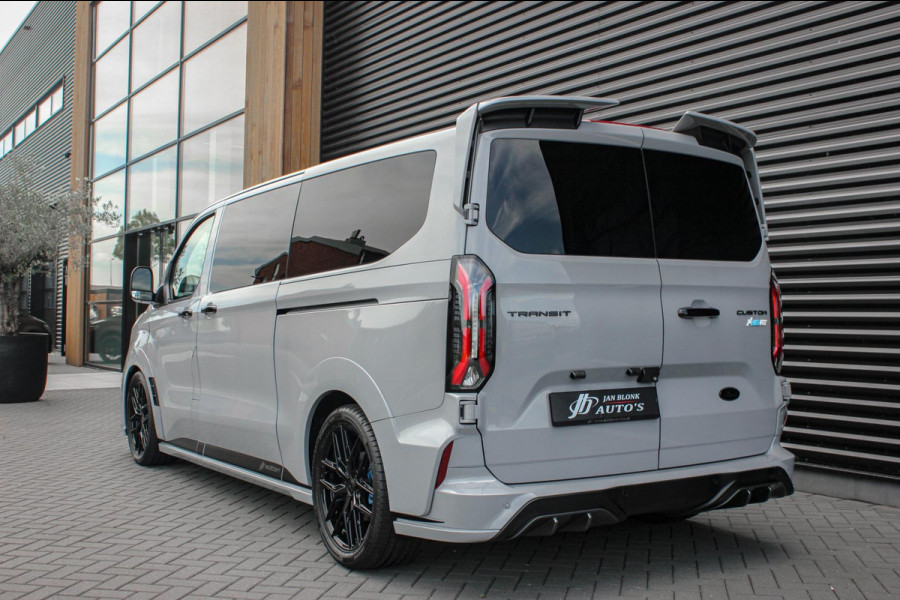 Ford Transit Custom 320 2.0 TDCI L2H1 MSRT DC DUBBEL CABINE MEGA LAGE BIJTELLING / KUIPSTOELEN / DIRECT RIJDEN / NAVIGATIE /GREY