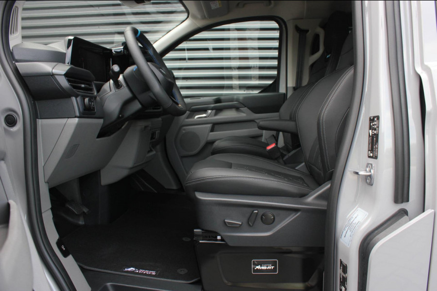 Ford Transit Custom 320 2.0 TDCI L2H1 MSRT DC DUBBEL CABINE MEGA LAGE BIJTELLING / KUIPSTOELEN / DIRECT RIJDEN / NAVIGATIE /GREY
