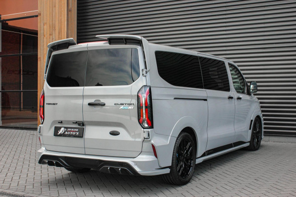 Ford Transit Custom 320 2.0 TDCI L2H1 MSRT DC DUBBEL CABINE MEGA LAGE BIJTELLING / KUIPSTOELEN / DIRECT RIJDEN / NAVIGATIE /GREY