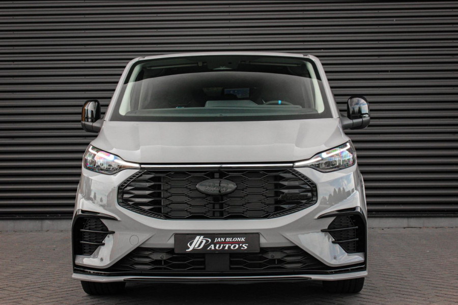 Ford Transit Custom 320 2.0 TDCI L2H1 MSRT DC DUBBEL CABINE MEGA LAGE BIJTELLING / KUIPSTOELEN / DIRECT RIJDEN / NAVIGATIE /GREY