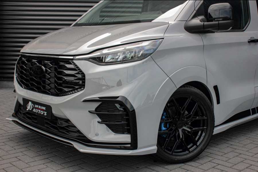 Ford Transit Custom 320 2.0 TDCI L2H1 MSRT DC DUBBEL CABINE MEGA LAGE BIJTELLING / KUIPSTOELEN / DIRECT RIJDEN / NAVIGATIE /GREY