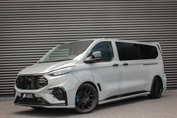 Ford Transit Custom 320 2.0 TDCI L2H1 MSRT DC DUBBEL CABINE MEGA LAGE BIJTELLING / KUIPSTOELEN / DIRECT RIJDEN / NAVIGATIE /GREY