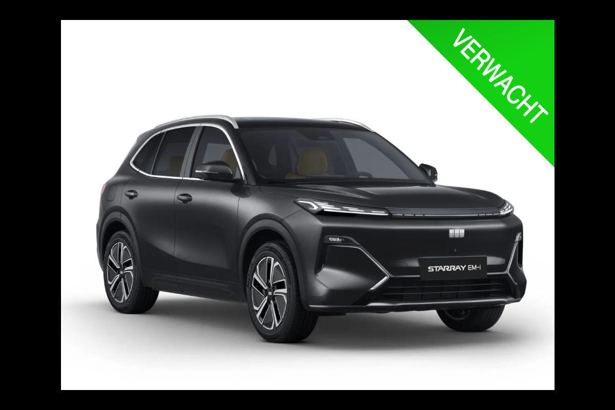 GEELY Starray EM-i 1.5 Max+ | Panorama | Stoelen voor & achter verwarmd | Memory Seats | 360 Camera | 19 Inch LMV | 136km elektrisch bereik