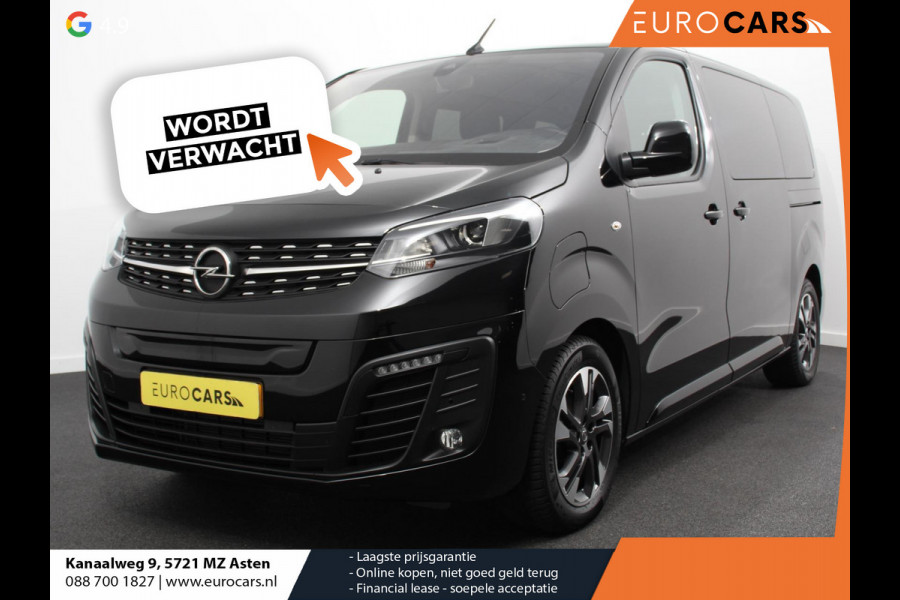 Opel Vivaro-e Combi Zafira L2H1 75 kWh 8 persoons ! Navigatie Airco Dab Camera 360 Cruise control Dab Lichtmetalen velgen Stoelverwarming
