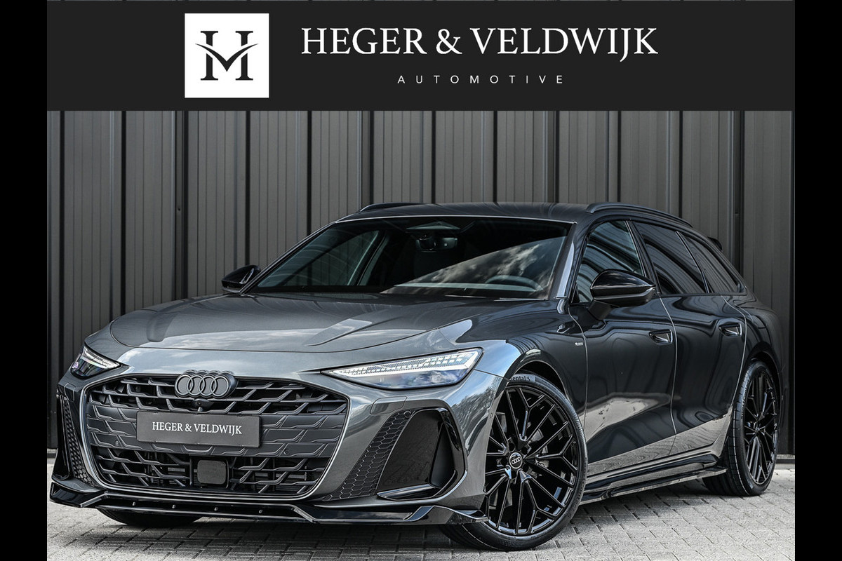Audi A6 Avant 2.0 e-hybrid Quattro S-Line | Memory Seats | Achteras besturing | Stylingkit | 360 Camera | Adaptive cruise