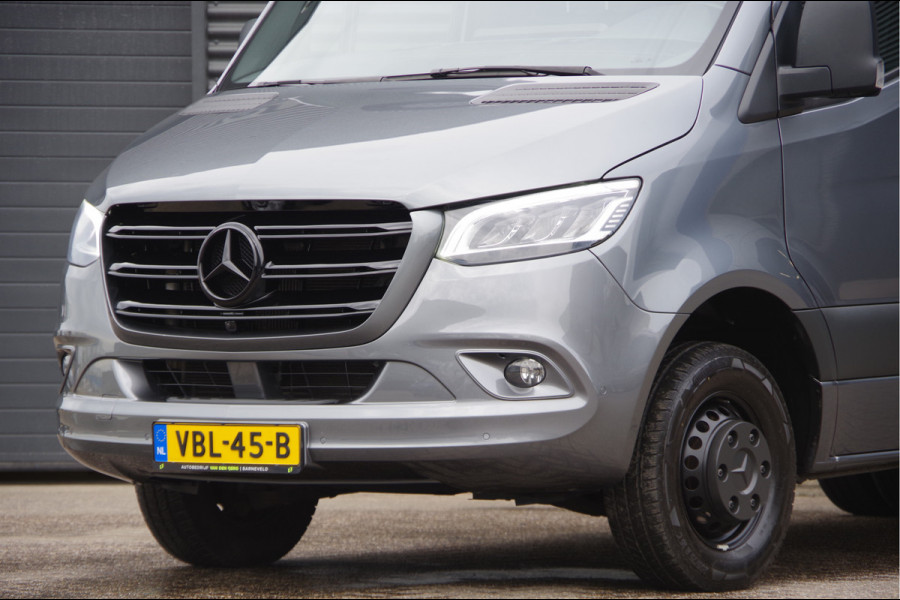 Mercedes-Benz Sprinter 519 3.0 CDI V6 L2H1 N1, AUT. LED, LEDER, DUBBELLUCHT, STOELVERWARMING, ELEKTR. SCHUIFDEUR, MBUX 10'', CAMERA, NAVI, CRUISE, CLIM