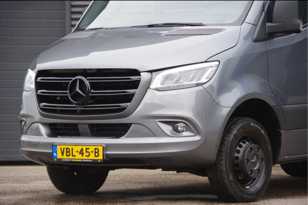 Mercedes-Benz Sprinter 519 3.0 CDI V6 L2H1 N1, AUT. LED, LEDER, DUBBELLUCHT, STOELVERWARMING, ELEKTR. SCHUIFDEUR, MBUX 10'', CAMERA, NAVI, CRUISE, CLIM