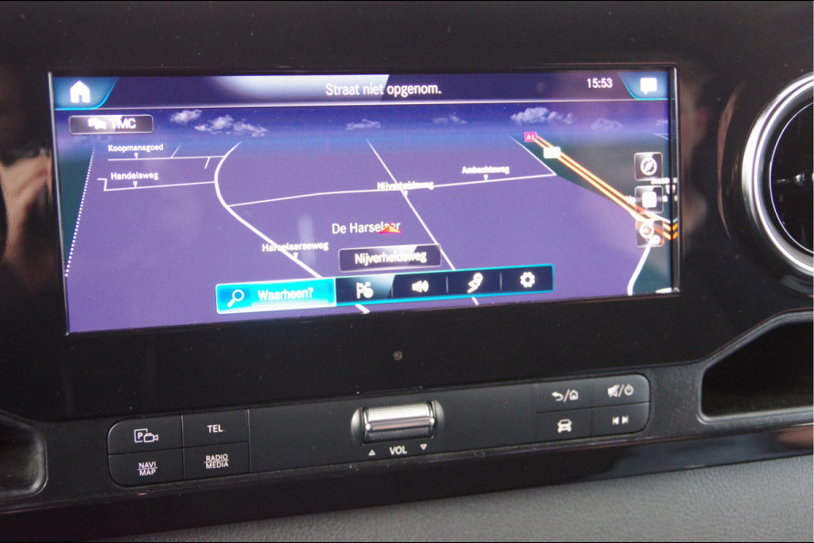 Mercedes-Benz Sprinter 519 3.0 CDI V6 L2H1 N1, AUT. LED, LEDER, DUBBELLUCHT, STOELVERWARMING, ELEKTR. SCHUIFDEUR, MBUX 10'', CAMERA, NAVI, CRUISE, CLIM