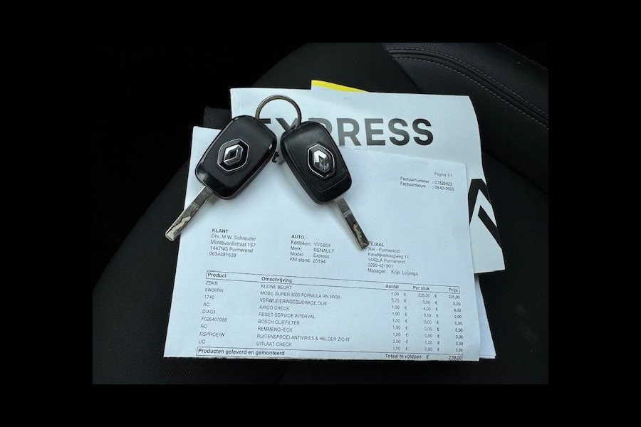 Renault Kangoo Express 1.5 dCi 75 Comfort MAT Grey 30.000km Airco,Cruisecontrol,Schuifdeur