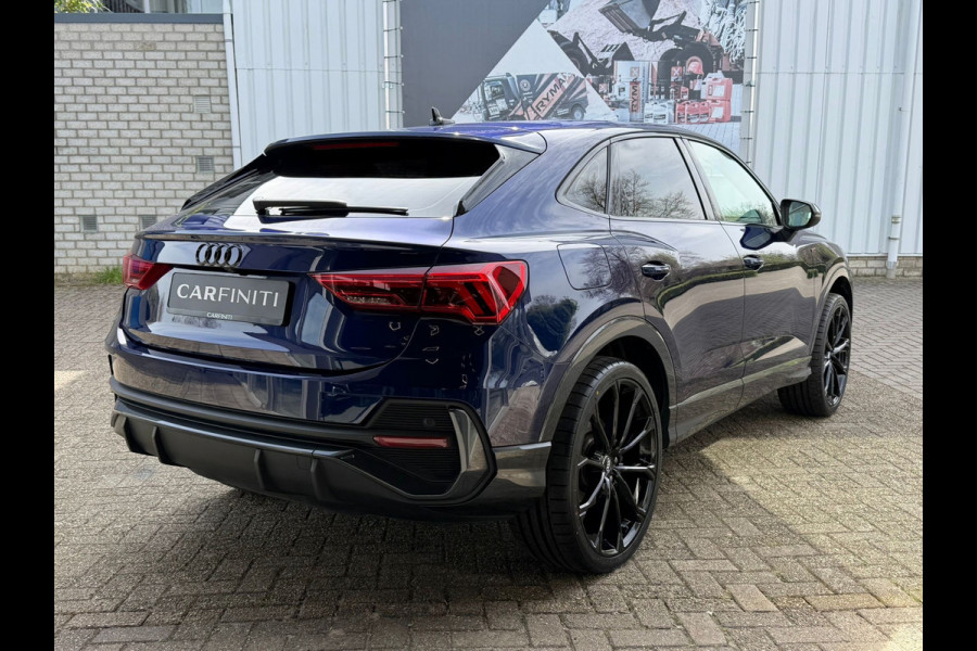 Audi Q3 Sportback 45 TFSI e Edition 245Pk |Navigatie | Camera | ACC | Climate | Leder | 21" Lichtmetaal | Led.
