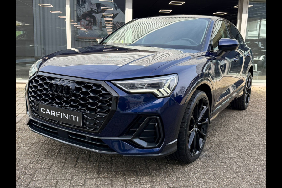 Audi Q3 Sportback 45 TFSI e Edition 245Pk |Navigatie | Camera | ACC | Climate | Leder | 21" Lichtmetaal | Led.