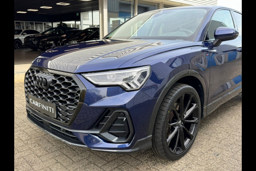 Audi Q3 Sportback 45 TFSI e Edition 245Pk |Navigatie | Camera | ACC | Climate | Leder | 21" Lichtmetaal | Led.