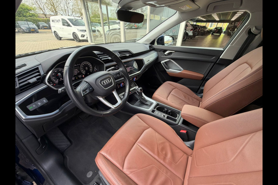 Audi Q3 Sportback 45 TFSI e Edition 245Pk |Navigatie | Camera | ACC | Climate | Leder | 21" Lichtmetaal | Led.