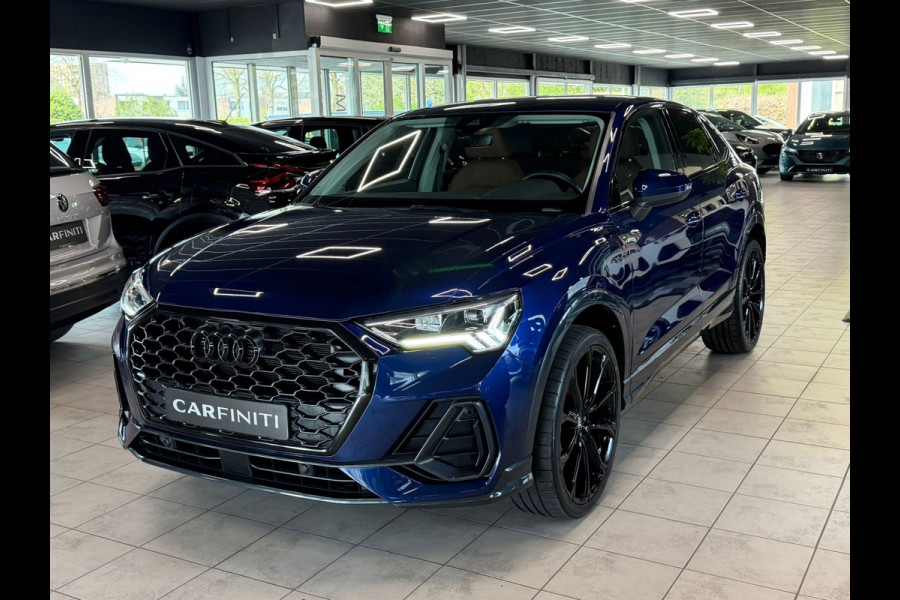 Audi Q3 Sportback 45 TFSI e Edition 245Pk |Navigatie | Camera | ACC | Climate | Leder | 21" Lichtmetaal | Led.