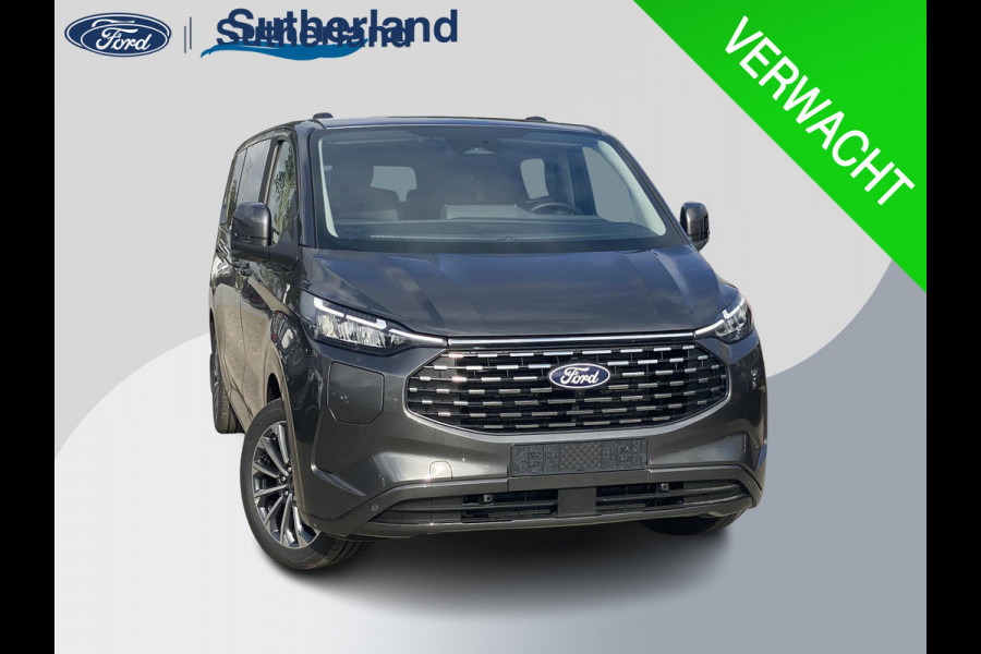 Ford Transit Custom Tourneo 340 2.5 PHEV L2H1 Titanium X 233pk | 16-weg elek. AGR-stoel | Handsfree elek. dubbele zijschuifdeuren | Panoramadak | 15 B&O speaker | Inklapbare trekhaak | Verwarmbaar stuurwiel | Verwarmbare en elek. verstelbare stoelen tweede zitrij | Draadloos opladen | Prijs ex. BTW incl. BPM |  Prijs Incl. BTW en BPM 70.400