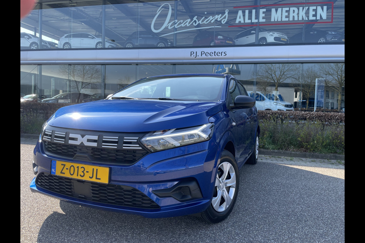 Dacia Sandero 1.0 TCe 100 ECO-G Essential Airco - Cruise control - Parkeersensor achter - Bluetooth - Rijstrooksensor - Start/stop systeem - Stuur multifunctioneel - Led lampen - Elektrische ramen voor