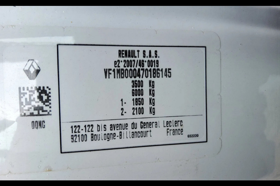 Renault Master V-69-LZN - 165.35 - OPBOUW + LAADKLEP 1000 KG. - EURO 6 - BPM VRIJ!