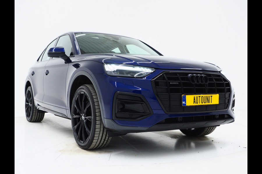 Audi Q5 Sportback 50 TFSI e Full Black | Panoramadak | Trekhaak | Leder | Camera | Memory | Keyless | Adaptive Cruise | Carplay