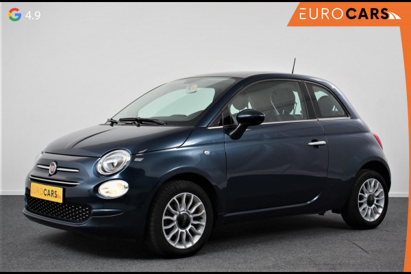 Fiat 500 1.2 Lounge Navigatie Climate Control Lederen Bekleding Panoramadak Cruise Control Bluetooth Parkeersensoren Lichtmetalen velgen