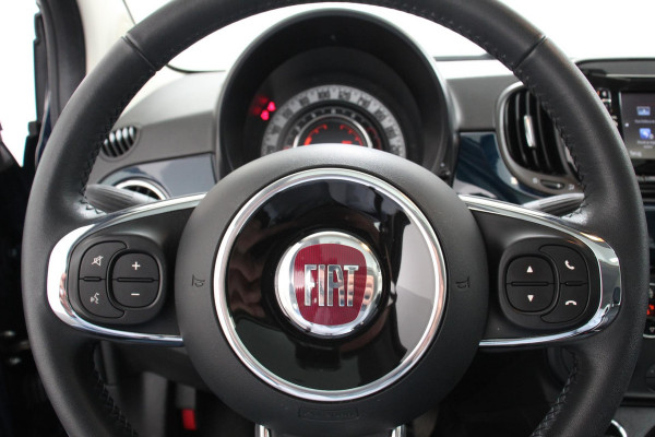 Fiat 500 1.2 Lounge Navigatie Climate Control Lederen Bekleding Panoramadak Cruise Control Bluetooth Parkeersensoren Lichtmetalen velgen