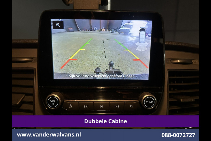 Ford Transit Custom 2.0 TDCI L2H1 Dubbele Cabine Inrichting Euro6 Airco | 6-Zits | Camera | LED | Apple Carplay | 2750kg Trekhaak Android Auto, Cruisecontrol, Verwarmde voorruit, Parkeersensoren