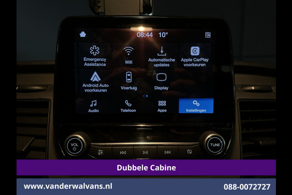 Ford Transit Custom 2.0 TDCI L2H1 Dubbele Cabine Inrichting Euro6 Airco | 6-Zits | Camera | LED | Apple Carplay | 2750kg Trekhaak Android Auto, Cruisecontrol, Verwarmde voorruit, Parkeersensoren