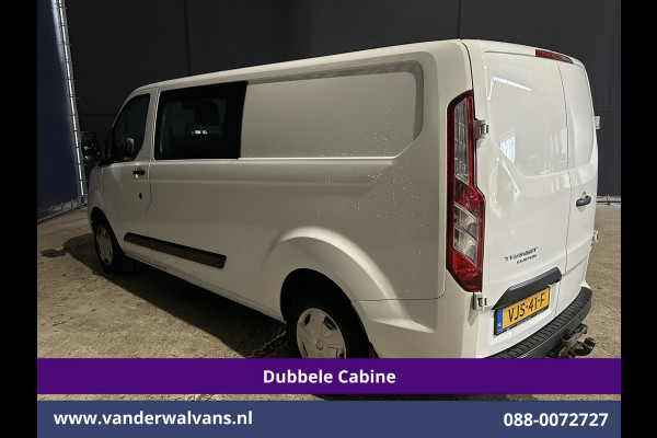 Ford Transit Custom 2.0 TDCI L2H1 Dubbele Cabine Inrichting Euro6 Airco | 6-Zits | Camera | LED | Apple Carplay | 2750kg Trekhaak Android Auto, Cruisecontrol, Verwarmde voorruit, Parkeersensoren