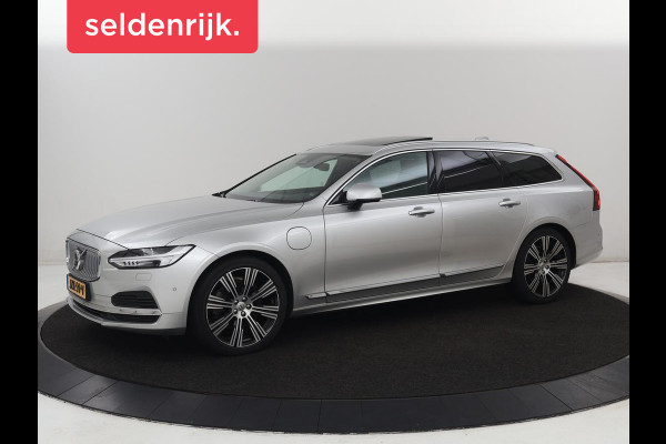 Volvo V90 2.0 T6 Plug In AWD Inscription | SOH 97% | Panoramadak | Head-Up | Leder | Harman/Kardon | 20'' | 360 Camera | Stoelverwarming | Keyless | Carplay | Full LED | Stuurverwarming | PHEV