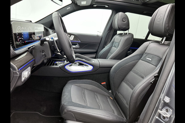Mercedes-Benz GLE AMG 53 Hybrid 4MATIC+ Night Edition Premium Plus | Remklauwen Rood | Winterpakket | Sierelementen AMG carbon | Magic Vision Control | Trekhaak | 22 inch kruisspaaks AMG-velgen | Verlichte treeplanken |