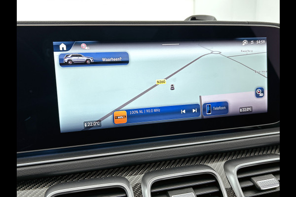 Mercedes-Benz GLE AMG 53 Hybrid 4MATIC+ Night Edition Premium Plus | Remklauwen Rood | Winterpakket | Sierelementen AMG carbon | Magic Vision Control | Trekhaak | 22 inch kruisspaaks AMG-velgen | Verlichte treeplanken |