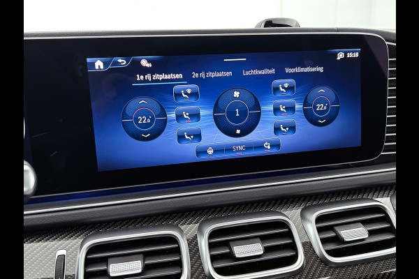 Mercedes-Benz GLE AMG 53 Hybrid 4MATIC+ Night Edition Premium Plus | Remklauwen Rood | Winterpakket | Sierelementen AMG carbon | Magic Vision Control | Trekhaak | 22 inch kruisspaaks AMG-velgen | Verlichte treeplanken |