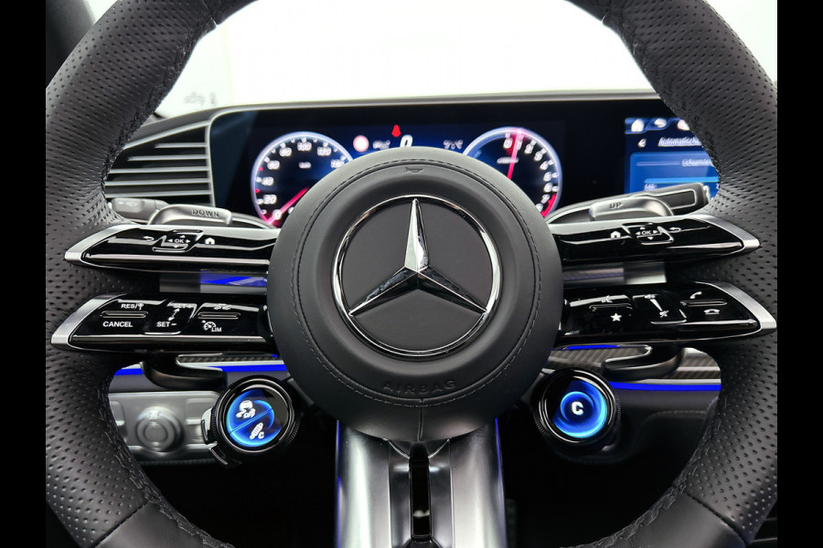 Mercedes-Benz GLE AMG 53 Hybrid 4MATIC+ Night Edition Premium Plus | Remklauwen Rood | Winterpakket | Sierelementen AMG carbon | Magic Vision Control | Trekhaak | 22 inch kruisspaaks AMG-velgen | Verlichte treeplanken |