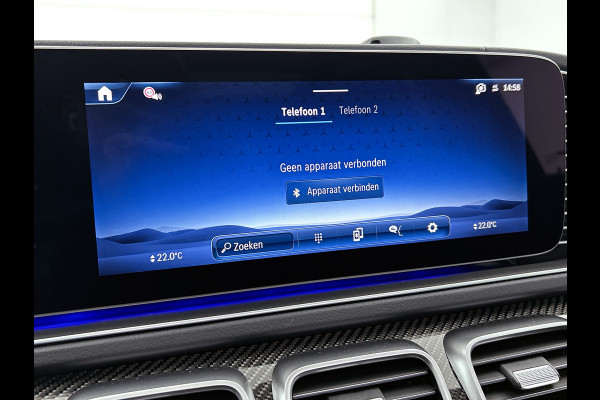 Mercedes-Benz GLE AMG 53 Hybrid 4MATIC+ Night Edition Premium Plus | Remklauwen Rood | Winterpakket | Sierelementen AMG carbon | Magic Vision Control | Trekhaak | 22 inch kruisspaaks AMG-velgen | Verlichte treeplanken |