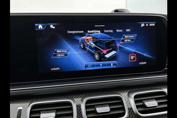 Mercedes-Benz GLE AMG 53 Hybrid 4MATIC+ Night Edition Premium Plus | Remklauwen Rood | Winterpakket | Sierelementen AMG carbon | Magic Vision Control | Trekhaak | 22 inch kruisspaaks AMG-velgen | Verlichte treeplanken |