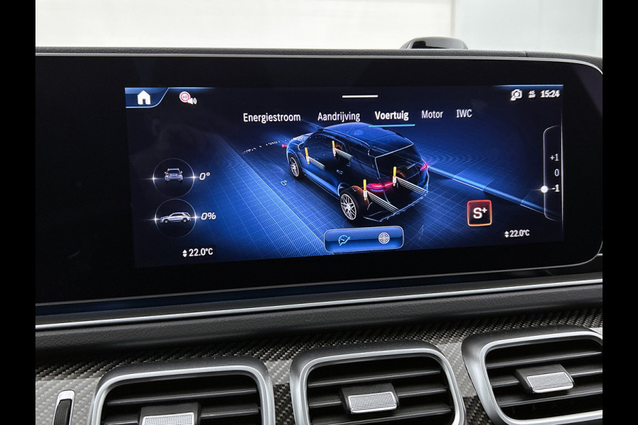 Mercedes-Benz GLE AMG 53 Hybrid 4MATIC+ Night Edition Premium Plus | Remklauwen Rood | Winterpakket | Sierelementen AMG carbon | Magic Vision Control | Trekhaak | 22 inch kruisspaaks AMG-velgen | Verlichte treeplanken |