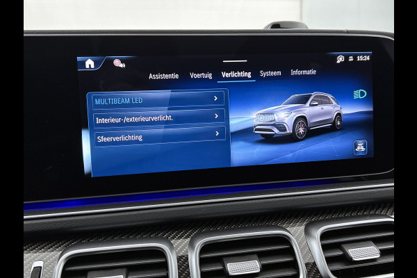 Mercedes-Benz GLE AMG 53 Hybrid 4MATIC+ Night Edition Premium Plus | Remklauwen Rood | Winterpakket | Sierelementen AMG carbon | Magic Vision Control | Trekhaak | 22 inch kruisspaaks AMG-velgen | Verlichte treeplanken |