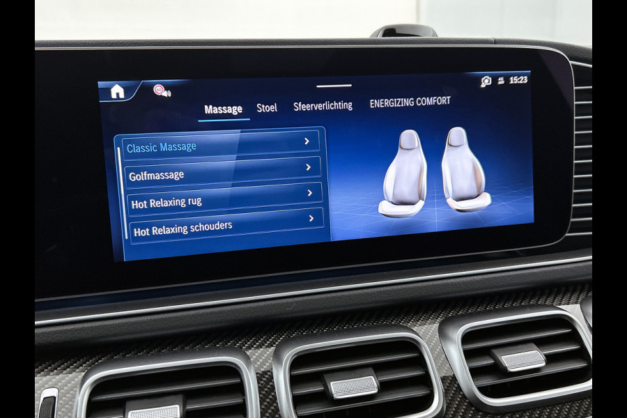 Mercedes-Benz GLE AMG 53 Hybrid 4MATIC+ Night Edition Premium Plus | Remklauwen Rood | Winterpakket | Sierelementen AMG carbon | Magic Vision Control | Trekhaak | 22 inch kruisspaaks AMG-velgen | Verlichte treeplanken |