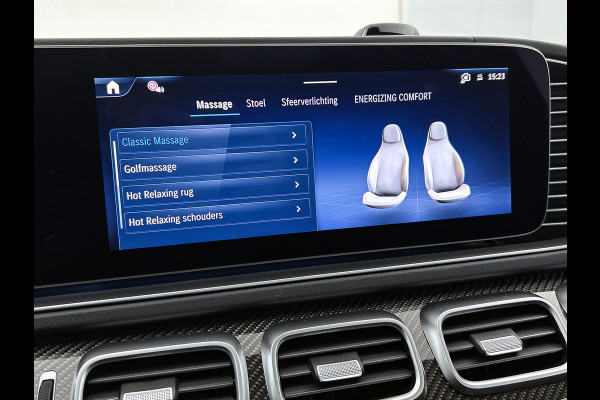 Mercedes-Benz GLE AMG 53 Hybrid 4MATIC+ Night Edition Premium Plus | Remklauwen Rood | Winterpakket | Sierelementen AMG carbon | Magic Vision Control | Trekhaak | 22 inch kruisspaaks AMG-velgen | Verlichte treeplanken |