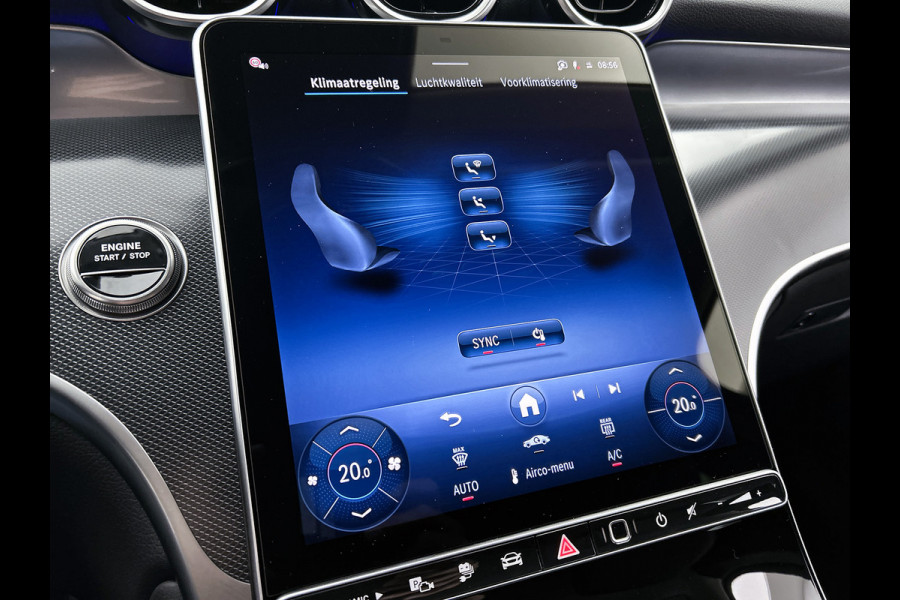 Mercedes-Benz GLC 300e 4MATIC Business Solution Luxury | Advanced pakket | Trekhaak | Sierdelen ruitlook zilvergrijs | Smartphone-integratie | Stoelverwarming | Sfeerverlichting | Warmtewerend, donkergetint glas |