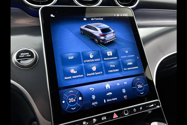 Mercedes-Benz GLC 300e 4MATIC Business Solution Luxury | Advanced pakket | Trekhaak | Sierdelen ruitlook zilvergrijs | Smartphone-integratie | Stoelverwarming | Sfeerverlichting | Warmtewerend, donkergetint glas |