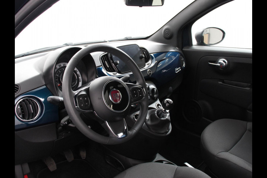 Fiat 500C 1.0 Hybrid Vita Cabrio Airco LED Parkeersensoren achter Cruise control Radio Apple Carplay/ Android Auto