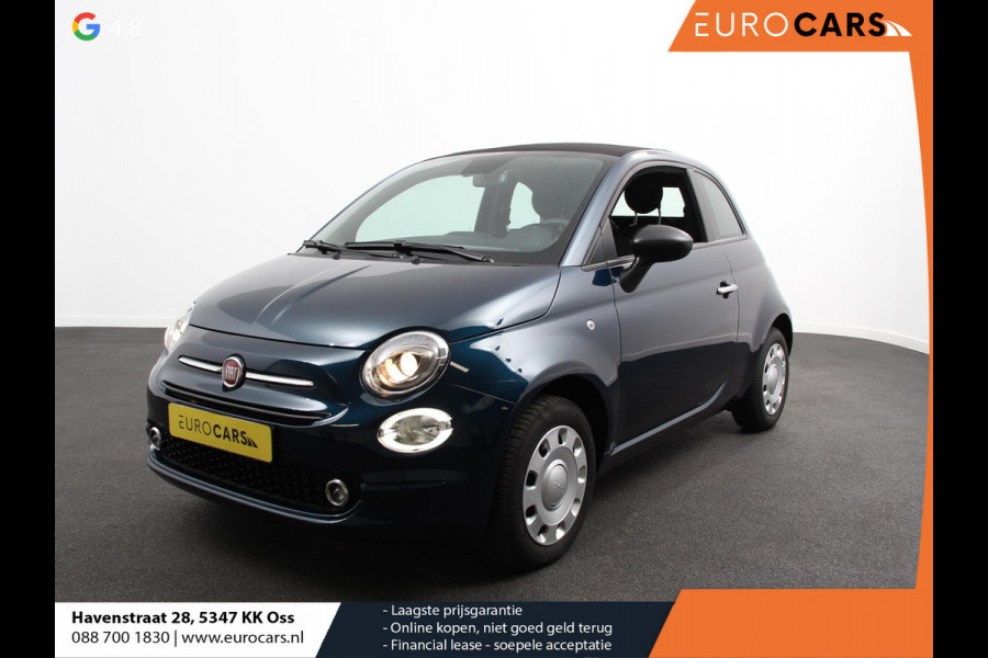 Fiat 500C 1.0 Hybrid Vita Cabrio Airco LED Parkeersensoren achter Cruise control Radio Apple Carplay/ Android Auto